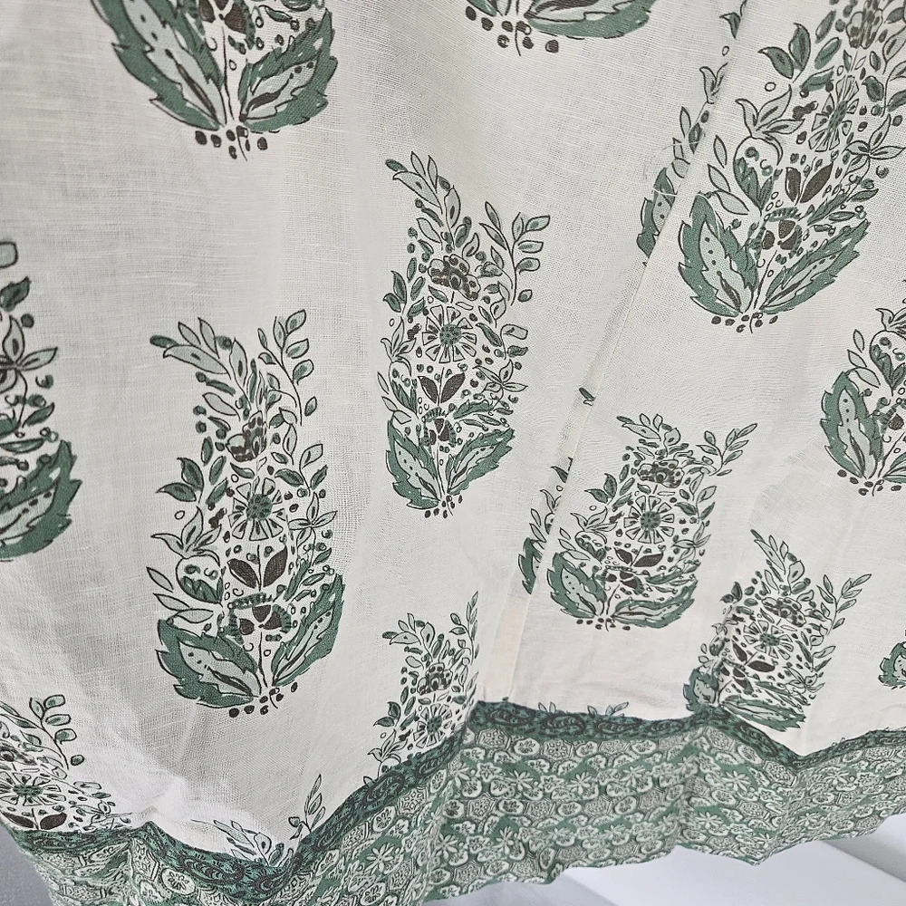 Tuckernuck Jade Terrace Cotton Linen Blend Rollins Maxi Dress - Picture 14 of 16